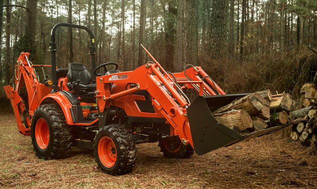 TRACTEUR CHARGEUR RETROCAVEUSE 1100lbs