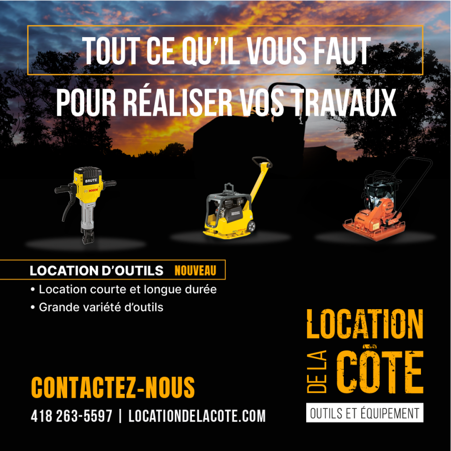 Location d'outils